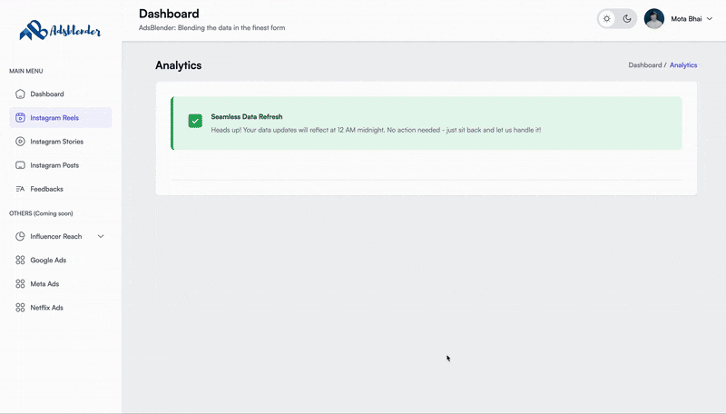 Dashboard Preview